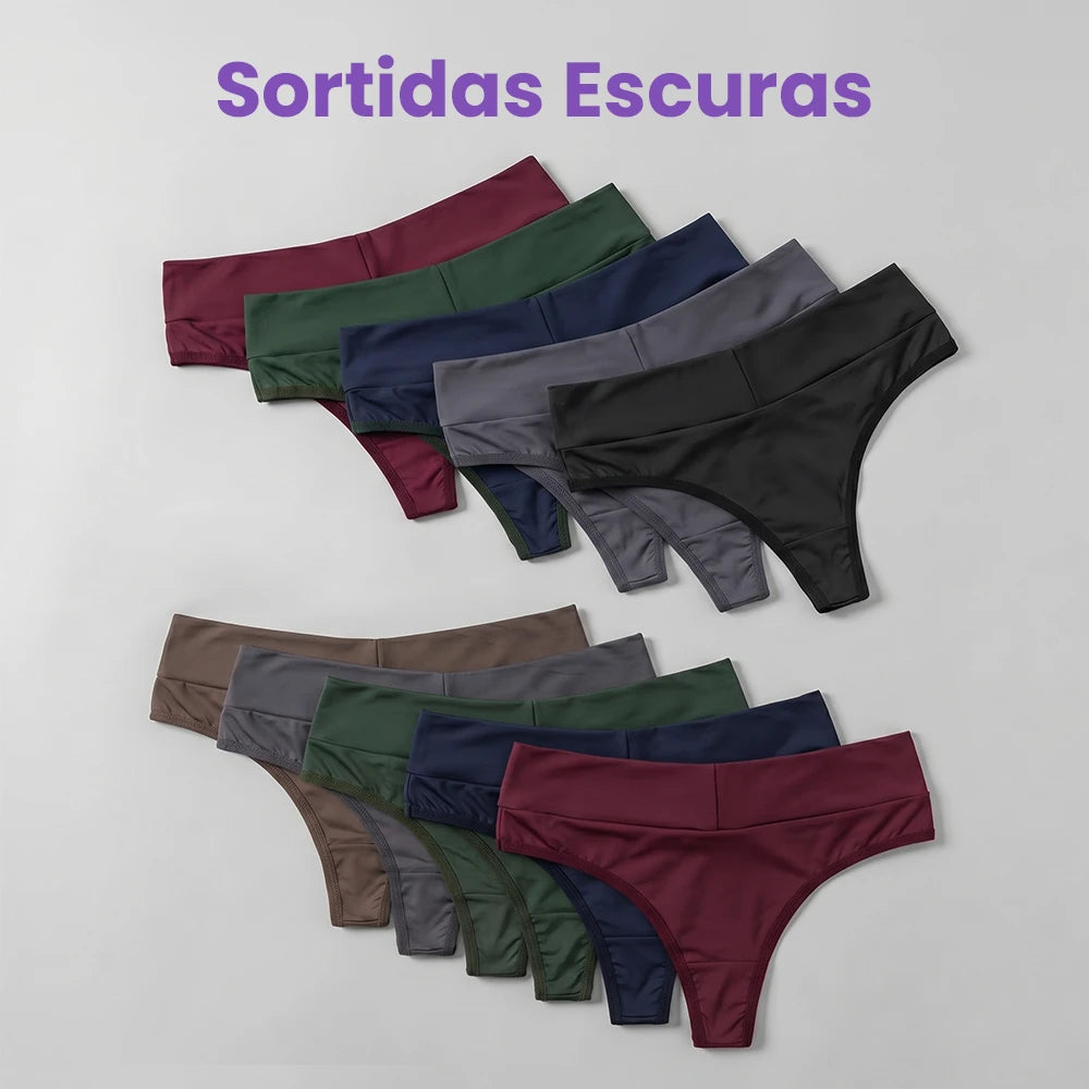 Kit 10 Calcinhas Comfy